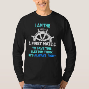 Camiseta Primeiro Capitão, Deixei-O Pensar Que Ele Está Sem