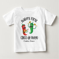 Primeiro Cinco de Mayo do Bebê Personalizado