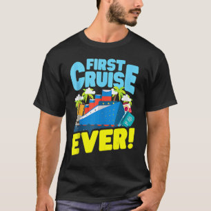 Camiseta Primeiro Cruzeiro Em Caso De Férias Familiares