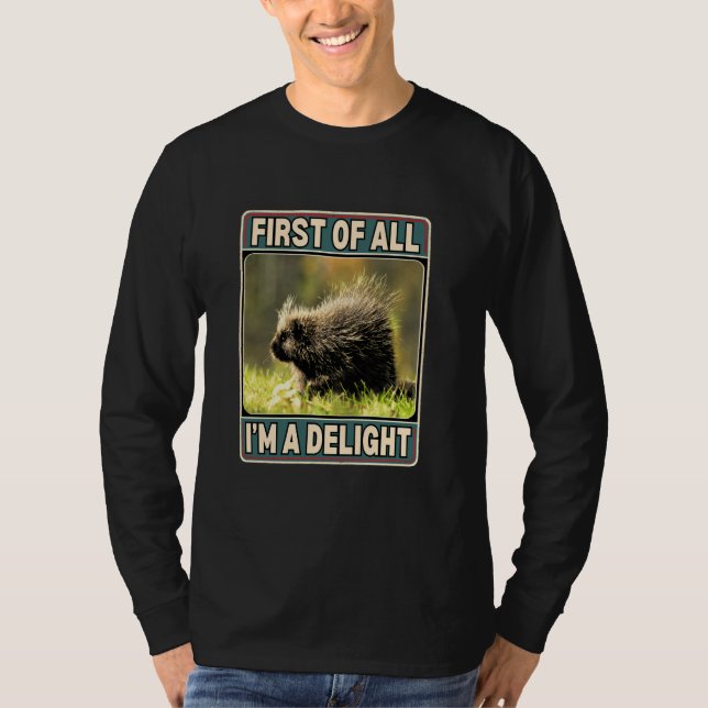 Camiseta Primeiro de tudo, sou um prazer (Frente)