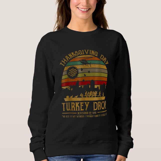 Camiseta Primeiro Dia Anual de Ação de Graças Turquia caiu  (Frente)