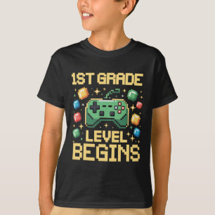 Camiseta Primeiro Dia Da 1ª Série Começa Jogos Gamer P