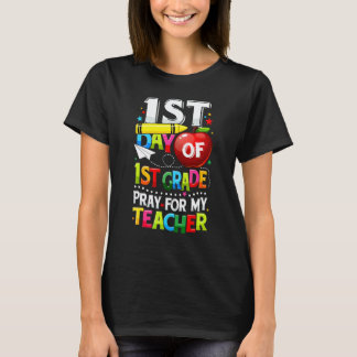 Camiseta Primeiro Dia Da 1ª Série Reze Por Meu Professor De