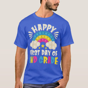 Camiseta Primeiro Dia Da 2ª Série De Volta À Escola Pop It