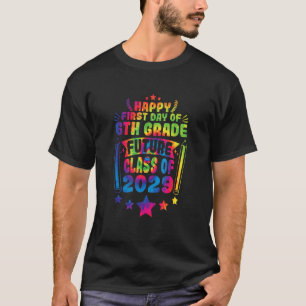 Camiseta Primeiro Dia Da Classe Da 6 De 2029 De Volta À Esc