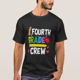 Camiseta Primeiro Dia Da Equipe De 4ª Série Professor Aluno
