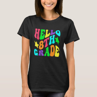 Camiseta Primeiro Dia da Escola Alô 8º Ano De Volta À Escol