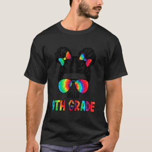 Camiseta Primeiro Dia da Escola Alô 9º Ano Tie Dye Sadio