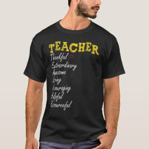Camiseta Primeiro Dia Da Escola De Volta À Escola Professor