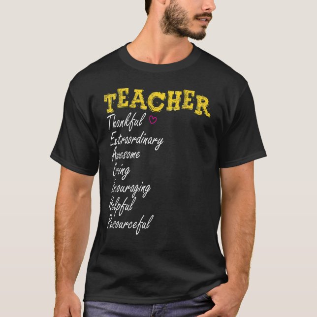 Camiseta Primeiro Dia Da Escola De Volta À Escola Professor (Frente)