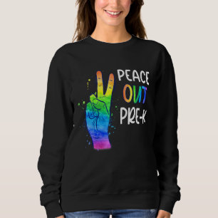 Camiseta Primeiro Dia Da Escola Do Ano Pré-K Da Paz No Últi