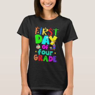 Camiseta Primeiro Dia da Escola Professora Do Quarto Grau