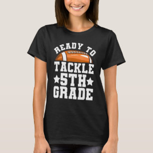 Camiseta Primeiro Dia da Escola Pronta para Enfrentar Quinz