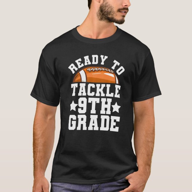 Camiseta Primeiro Dia da Escola Pronta para Lidar com a Nin (Frente)