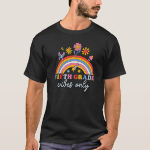 Camiseta Primeiro Dia Da Faculdade De Tea Arco-Íris Do Quin
