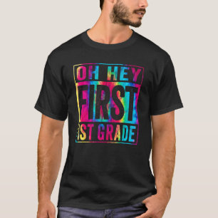 Camiseta Primeiro Dia Da rua, Tie Dye Primeiro Dia Da Escol
