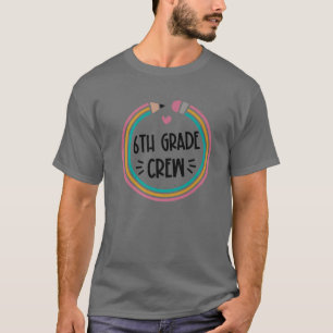 Camiseta Primeiro Dia da Tripulação Engraçado Professor Eng