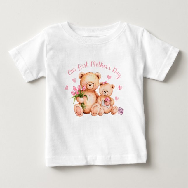 Camiseta Primeiro Dia das Mães (Frente)