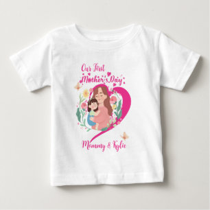 Camiseta Primeiro Dia das Mães a Matar Mãe e Filha