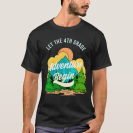 Camiseta Primeiro Dia De Aula 4ª Série Agradecimento ao Pro