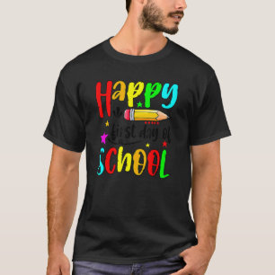 Camiseta Primeiro Dia De Aula Professor Aluno De Volta à E