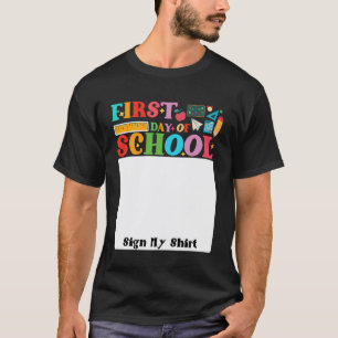 Camiseta Primeiro Dia de Aula Volta às Aulas Professores Al