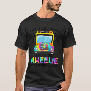 Camiseta Primeiro Dia De Condutor De Ônibus Escolar De Volt