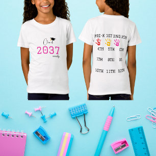 Camiseta Primeiro dia de escola, classe de impressão de mão