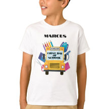 Primeiro dia de escola personalizada