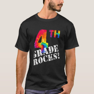 Camiseta Primeiro Dia de Estudantes De Corantes Do 4º Grau