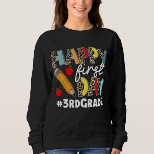 Camiseta Primeiro Dia De Leopardo Da 3ª Série De Volta À Es