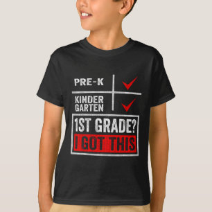 Camiseta Primeiro Dia De Meninos Do Primeiro Grau Meninas D