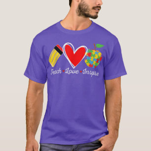 Camiseta Primeiro Dia de Mulheres na Escola Ensinam Autismo