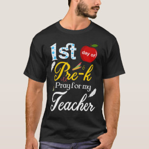 Camiseta primeiro dia de oração para o meu professor