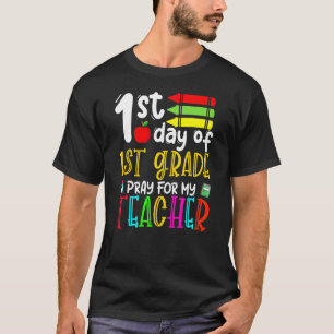 Camiseta Primeiro Dia De Oração Para O Meu Professor De Vol