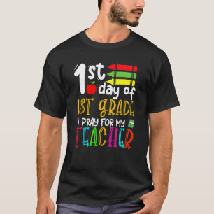 Camiseta Primeiro Dia De Oração Para O Meu Professor De Vol