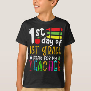 Camiseta Primeiro Dia De Oração Para O Meu Professor De Vol