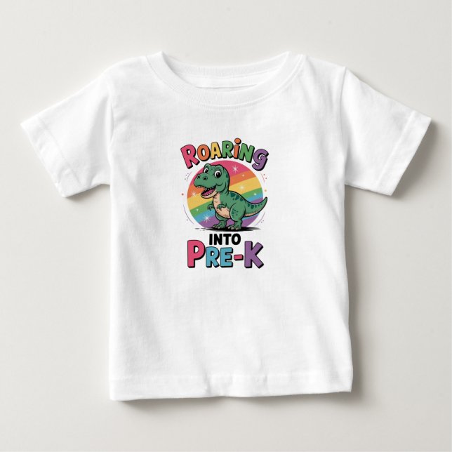 Camiseta Primeiro Dia de Pré-Escola de Volta às Aulas (Frente)