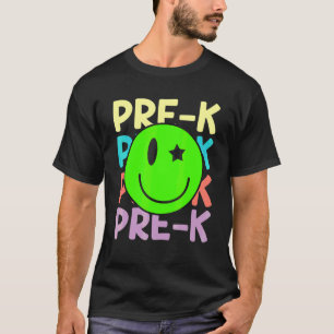 Camiseta Primeiro Dia De Pré-Escola Perk Professor Primeiro