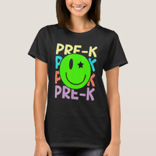 Camiseta Primeiro Dia De Pré-Escola Professor Primeiro Dia