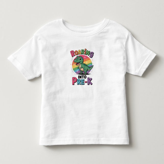 Camiseta Primeiro dia de pré-K de volta à escola (Frente)