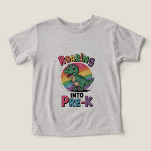 Camiseta Primeiro Dia de Pré-K de Volta às Aulas 