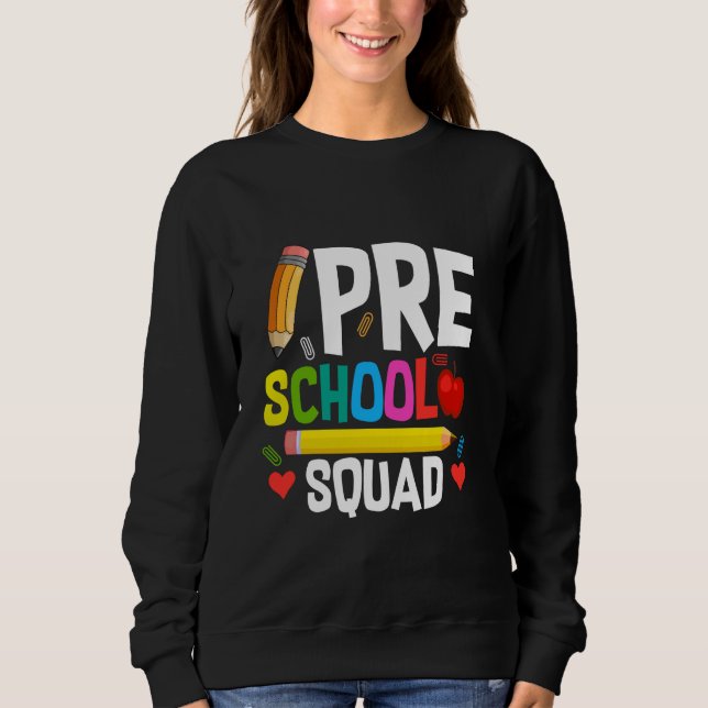 Camiseta Primeiro Dia de Professores Da Praça Da Pré-Escola (Frente)