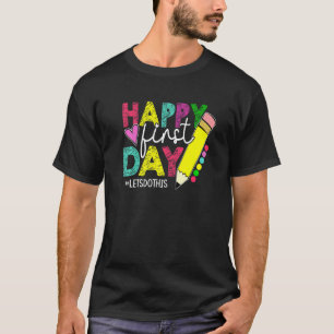 Camiseta Primeiro Dia De Vamos Do Ensino Faz Isso De Volta