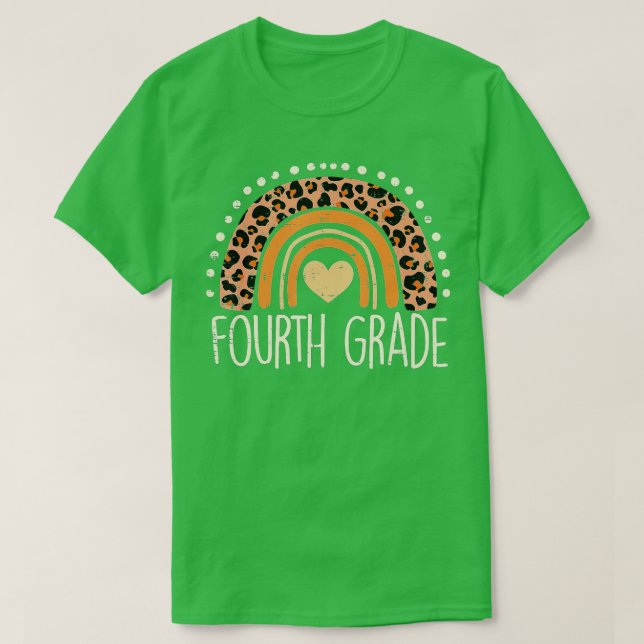Camiseta Primeiro Dia do Arco-Íris do Quarto Grau 4 (Frente do Design)