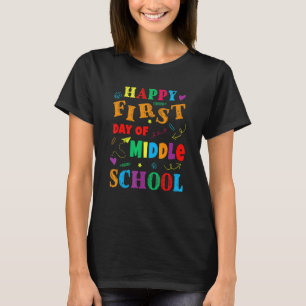 Camiseta Primeiro Dia Do Ensino Médio Volta às Aulas Profes