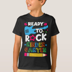 Camiseta Primeiro Dia Do Jardim De Infância Pronta Para Roc