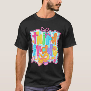Camiseta Primeiro Dia Do Terceiro Ano Floral Bundle Para Pr