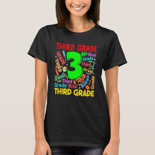 Camiseta Primeiro Dia Do Terceiro Grau De Volta Ao Ensino