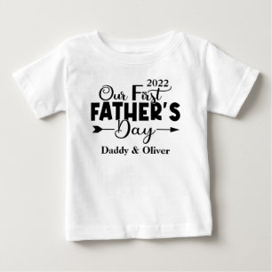 Camiseta Primeiro Dia dos Pais Branco